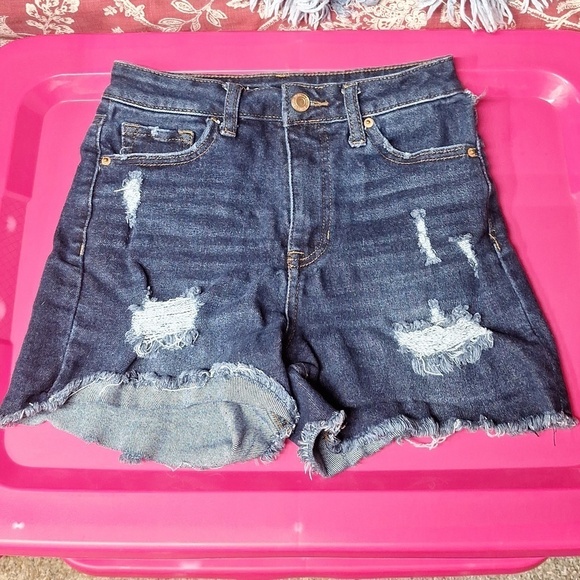 Vanilla Star Pants - VANILLA STAR REAL CHEEKY DENIM SHORTS SIZE W24/0